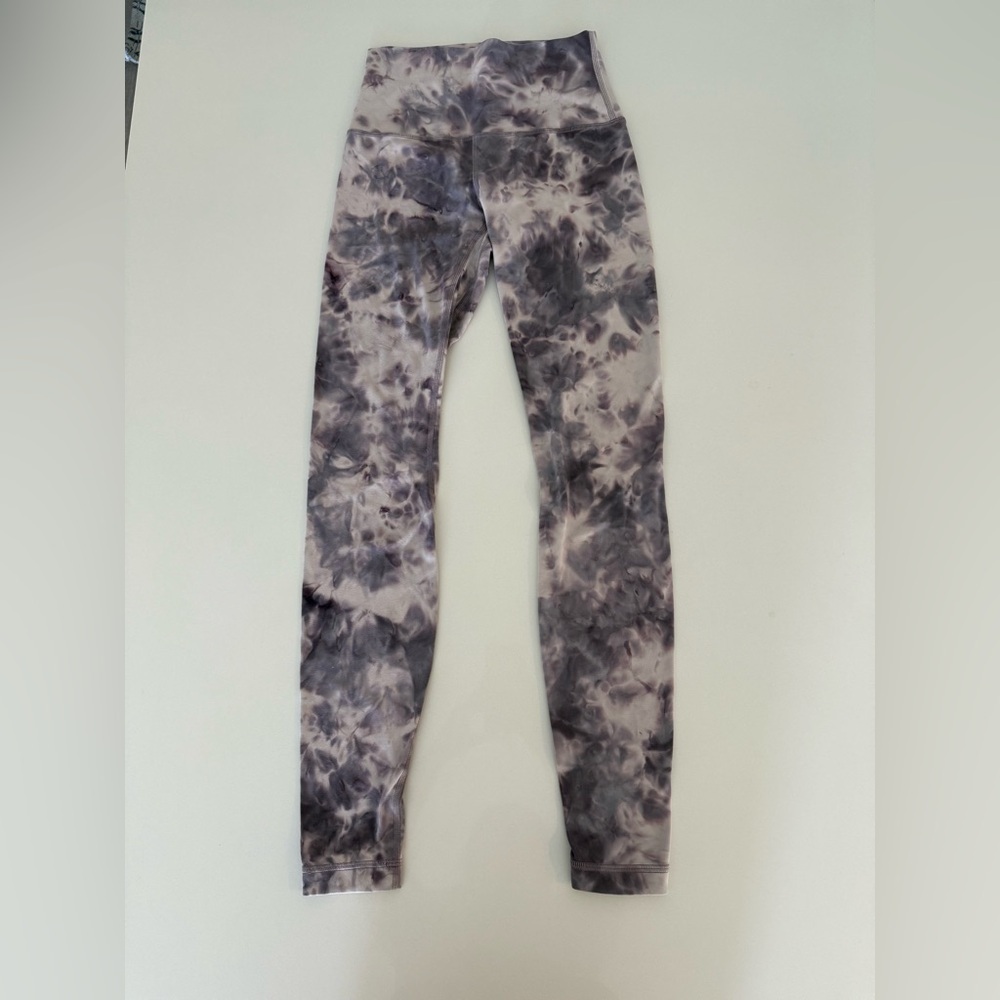Lululemon Athletica Align Pant Diamond Dye Graphite Purple Lavender Leggings - Picture 3 of 9